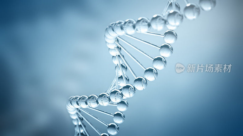 DNA背景- 3D插图